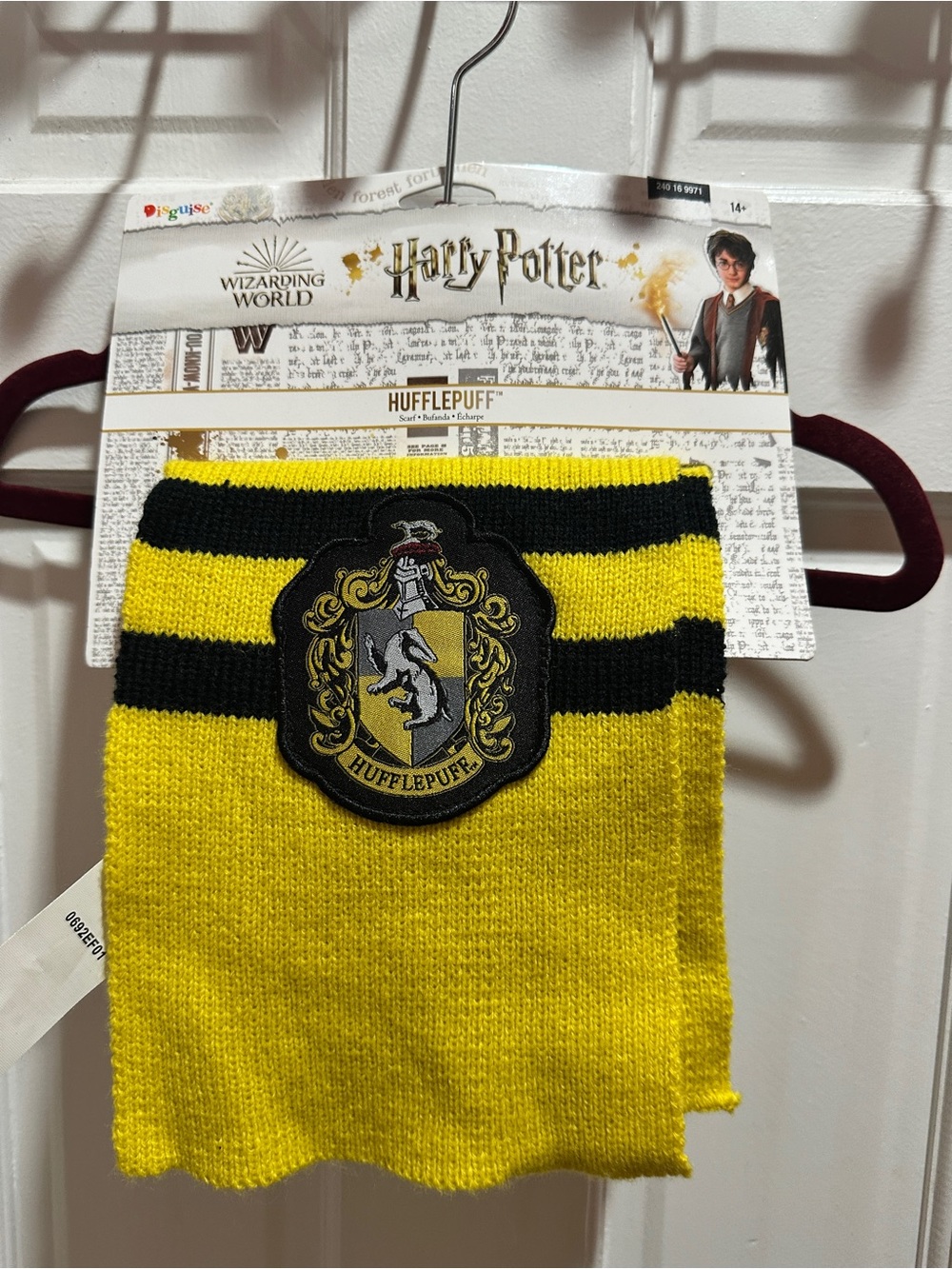 Harry Potter Hufflepuff Knit Scarf - Yellow & Black